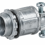 Gedimat Galvanized Steel Electrical Box Connector with Screw Clamp