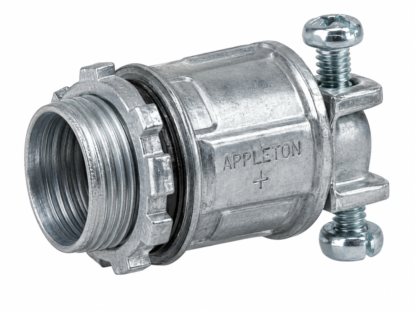 33e4c53d-f232-4d2c-915d-0c997888bafe (1) Gedimat Galvanized Steel Electrical Box Connector with Screw Clamp – Image 1