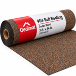 Gedimat 90# Cedar Blend Mineral-Surfaced Roll Roofing – 3 ft x 34 ft